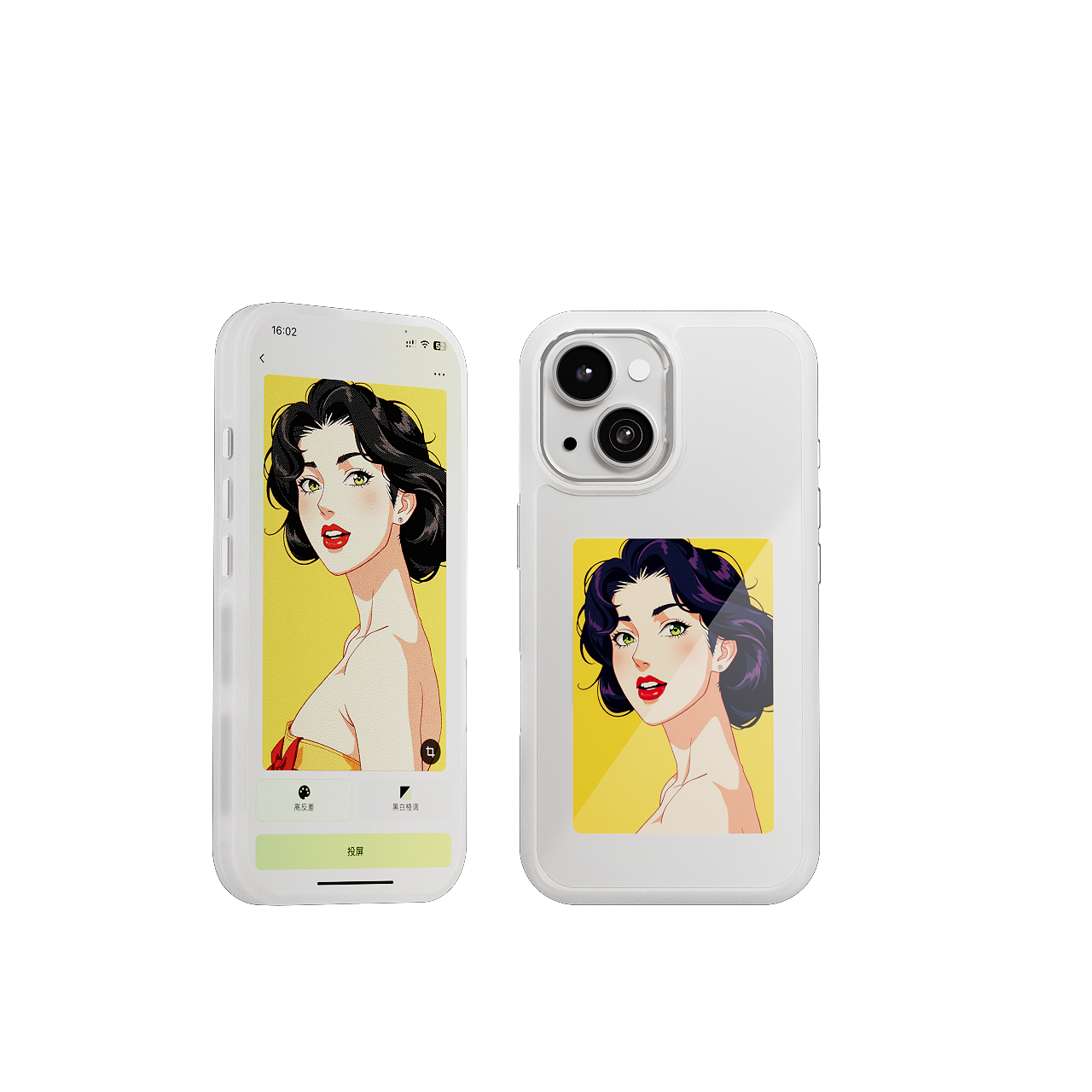 AI E-ink iPhone Case