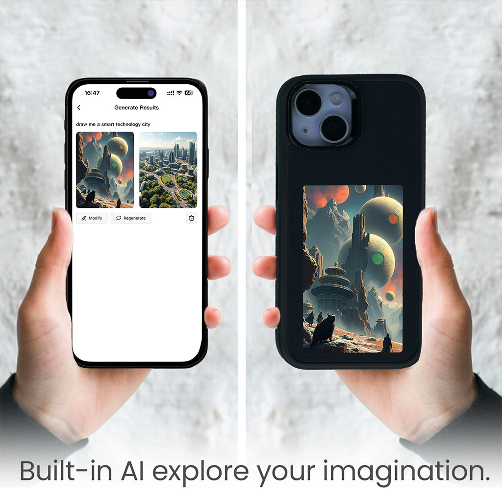 AI E-ink iPhone Case