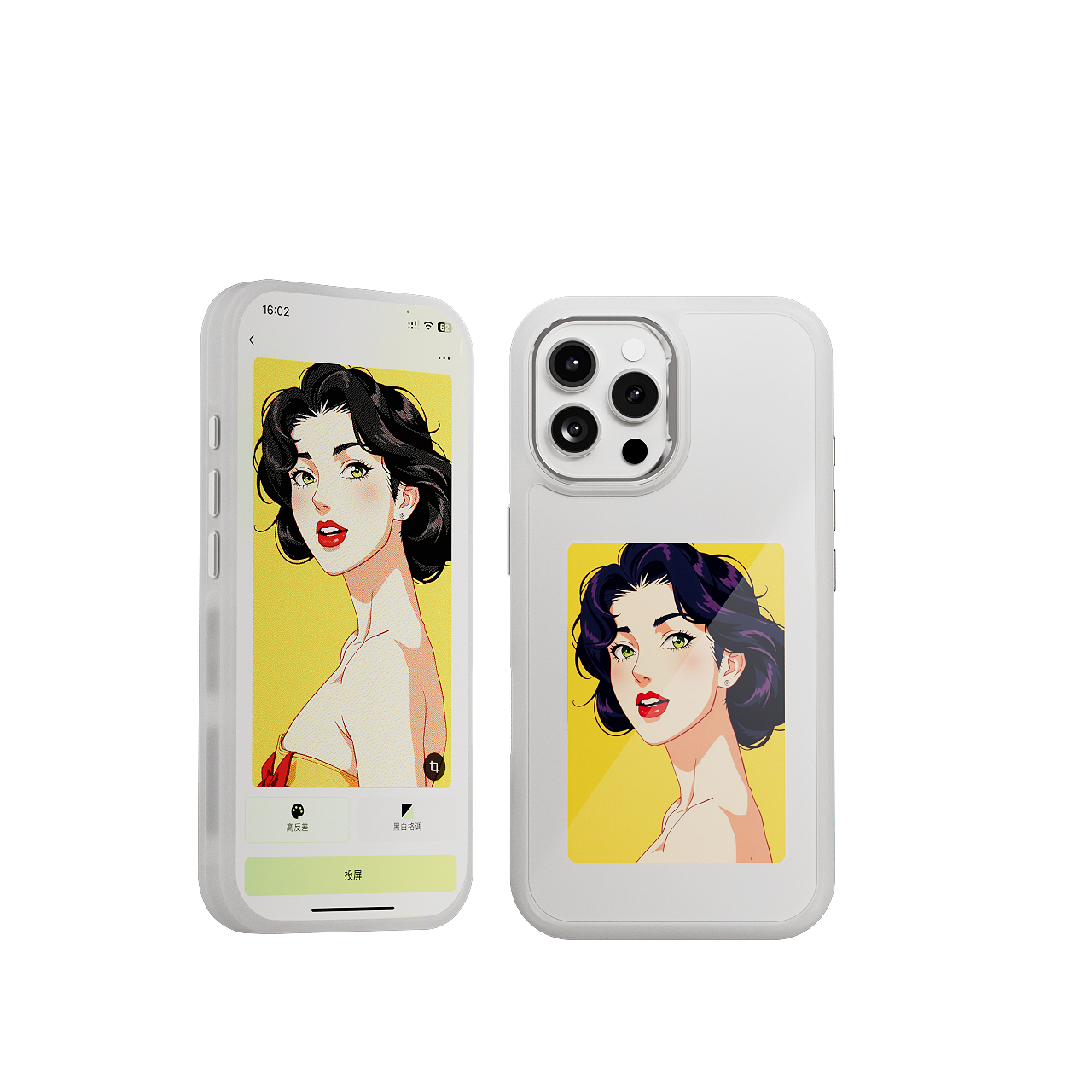 AI E-ink iPhone Case