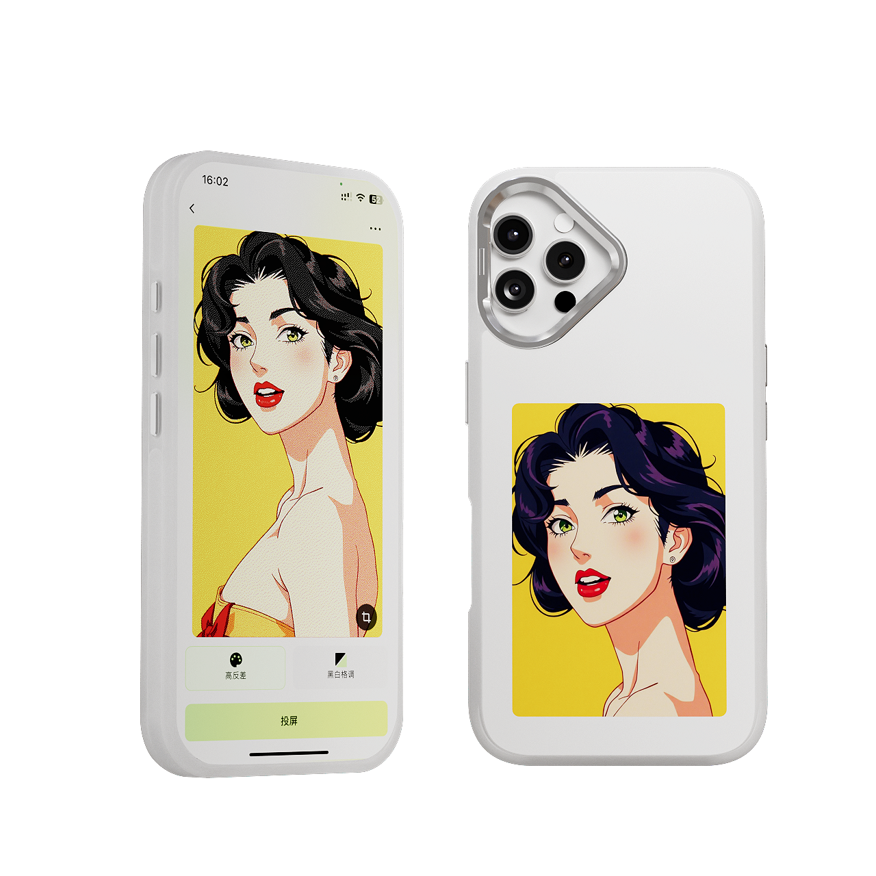 AI E-ink iPhone Case